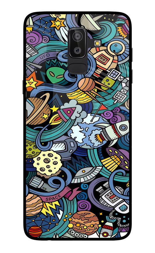 Space Abstract Samsung On8 2018 Glass Case