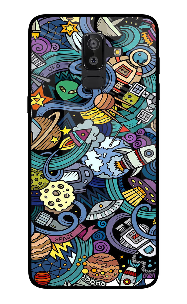 Space Abstract Samsung On8 2018 Glass Case