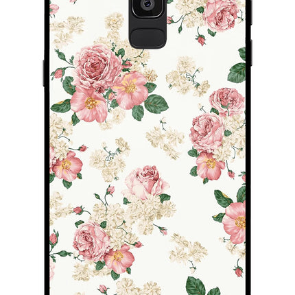 Flowers Samsung On8 2018 Glass Case