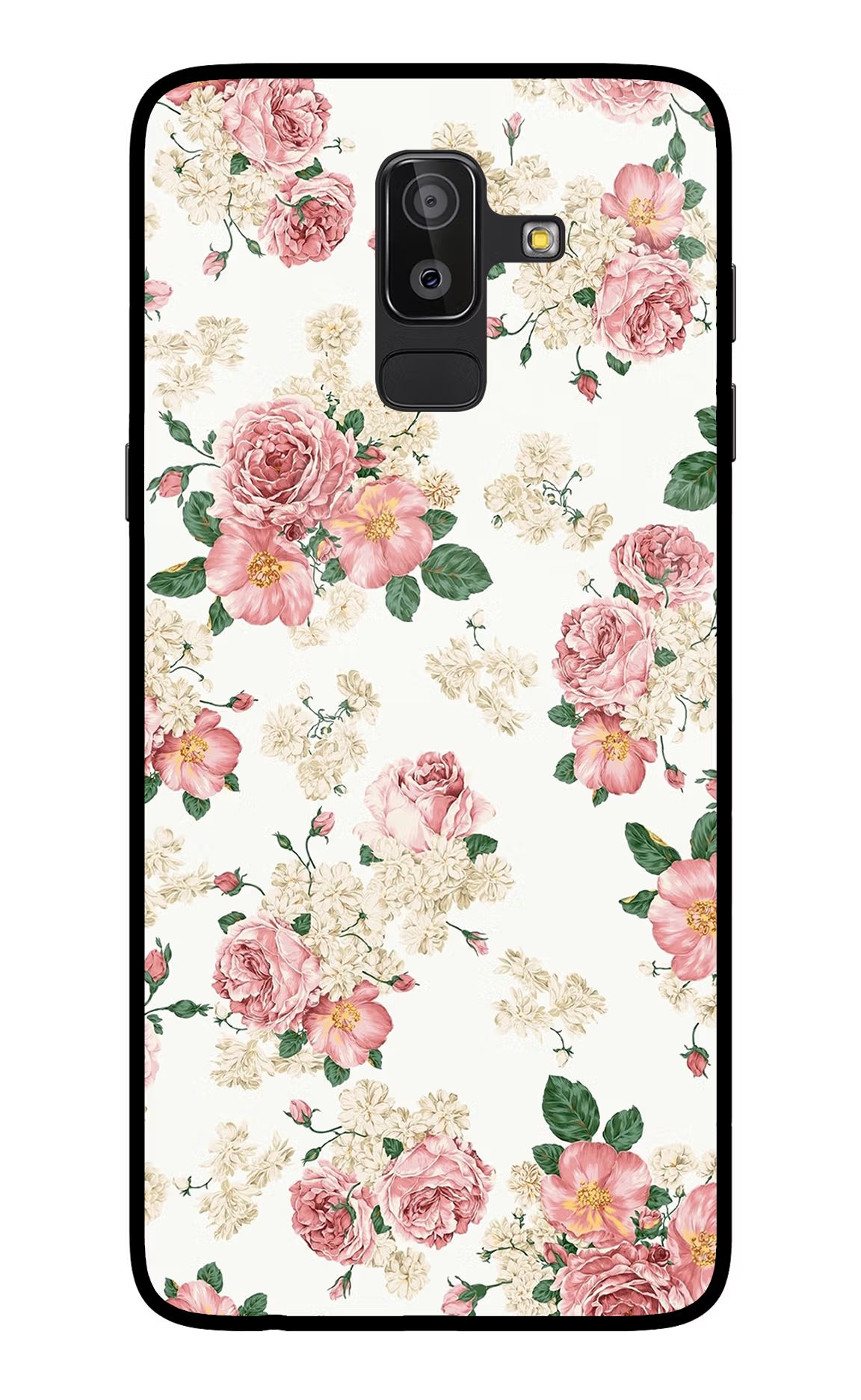 Flowers Samsung On8 2018 Glass Case