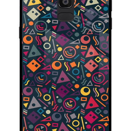 Geometric Abstract Samsung On8 2018 Glass Case