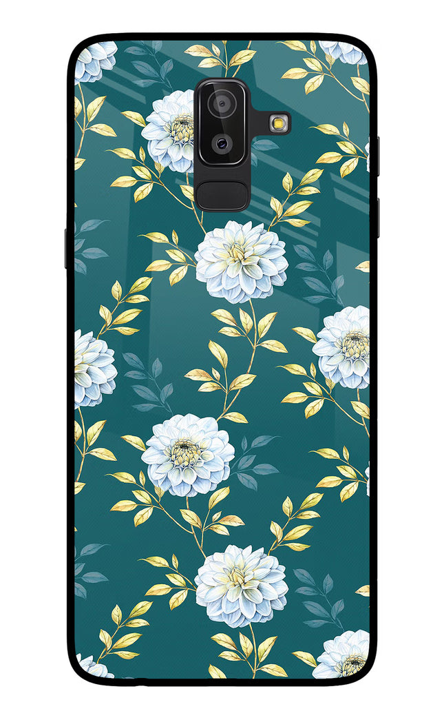 Flowers Samsung On8 2018 Glass Case