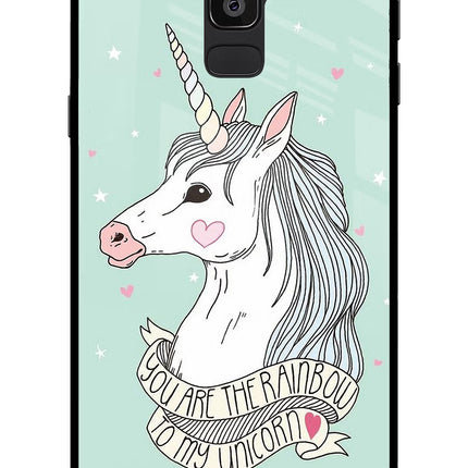 Unicorn Wallpaper Samsung On8 2018 Glass Case