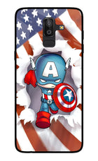Captain America Samsung On8 2018 Glass Case