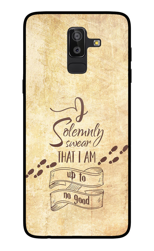 I Solemnly swear that i up to no good Samsung On8 2018 Glass Case