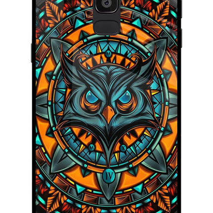 Angry Owl Art Samsung On8 2018 Glass Case