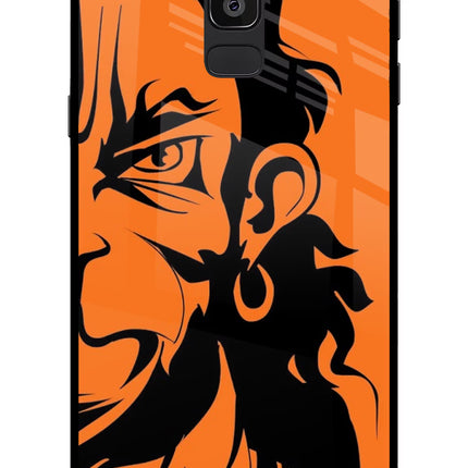 Hanuman Samsung On8 2018 Glass Case Back Cover by Casekaro