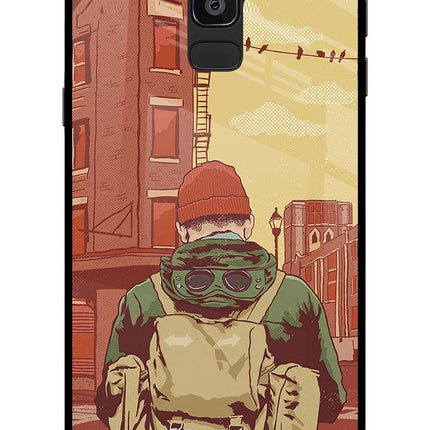 Adventurous Samsung On8 2018 Glass Case