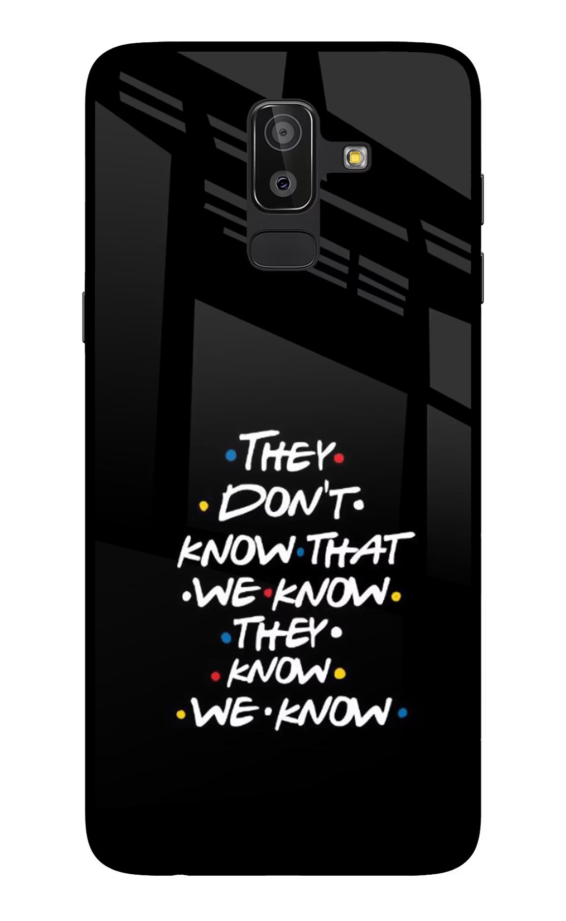 FRIENDS Dialogue Samsung On8 2018 Glass Case