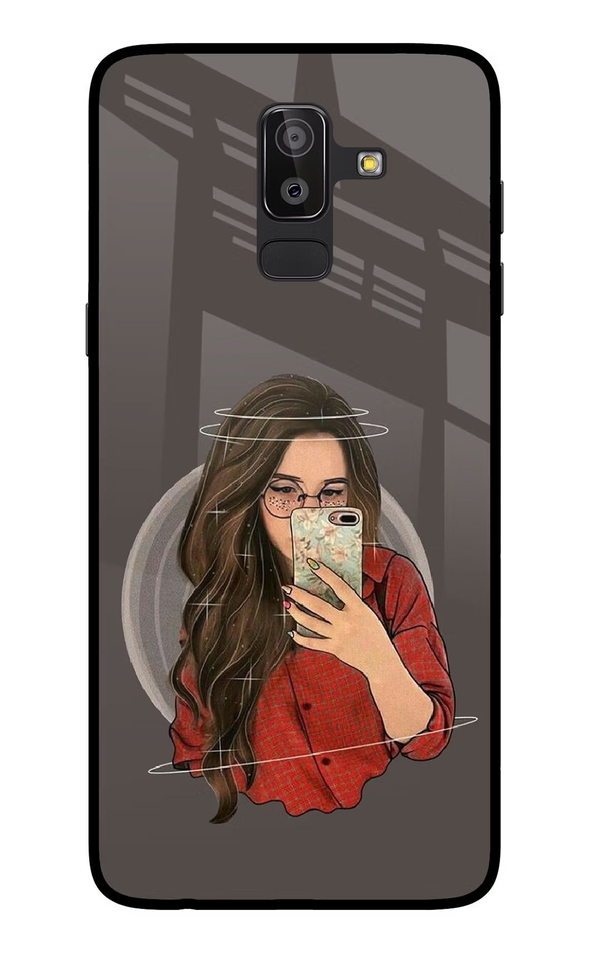 Selfie Queen Samsung On8 2018 Glass Case