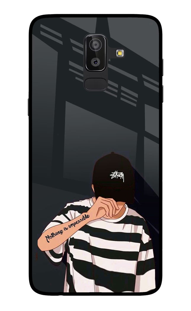 Aesthetic Boy Samsung On8 2018 Glass Case