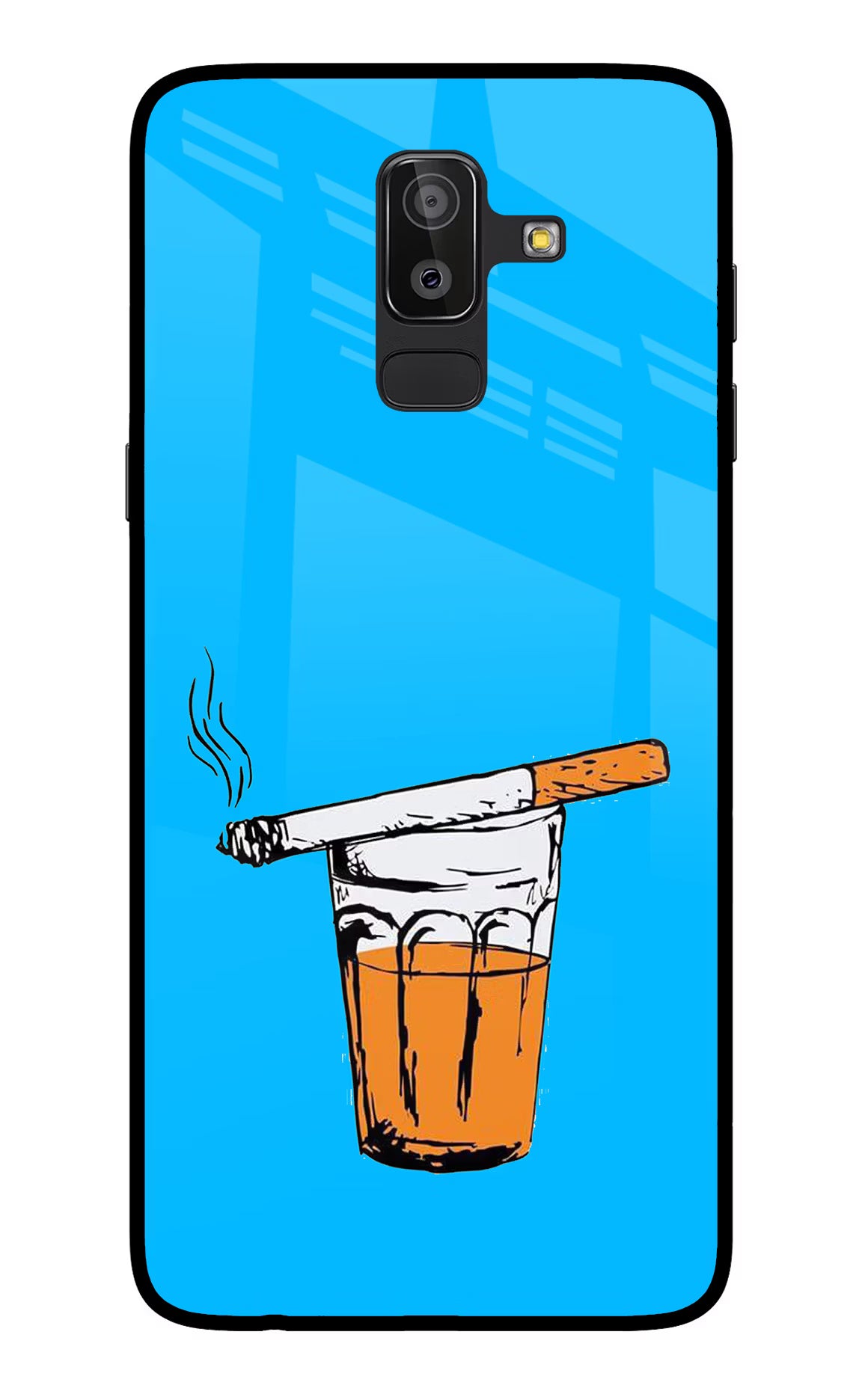 Chai Sutta Samsung On8 2018 Glass Case