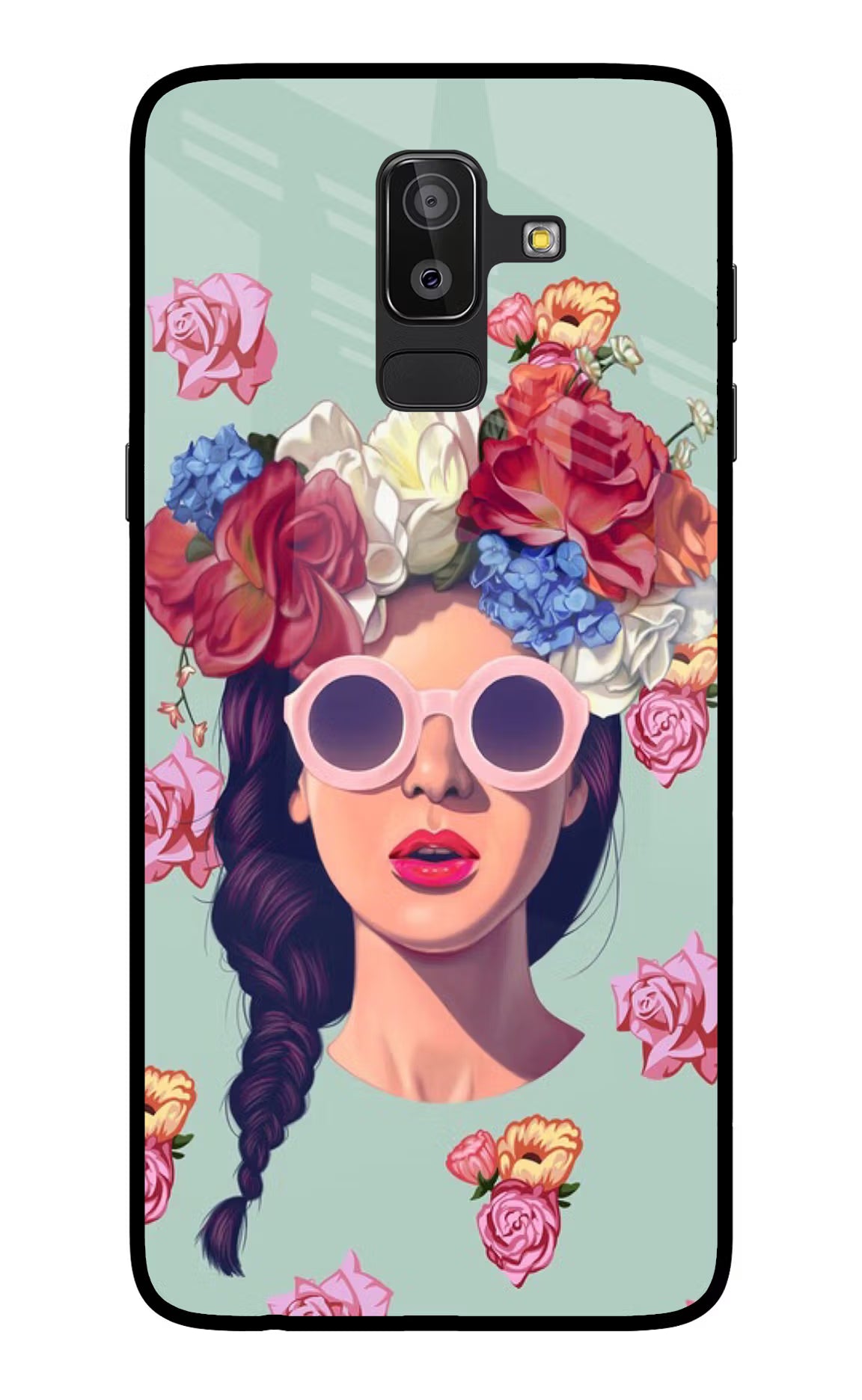 Pretty Girl Samsung On8 2018 Glass Case