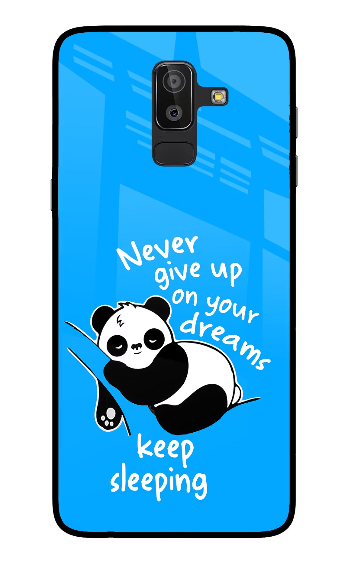 Keep Sleeping Samsung On8 2018 Glass Case