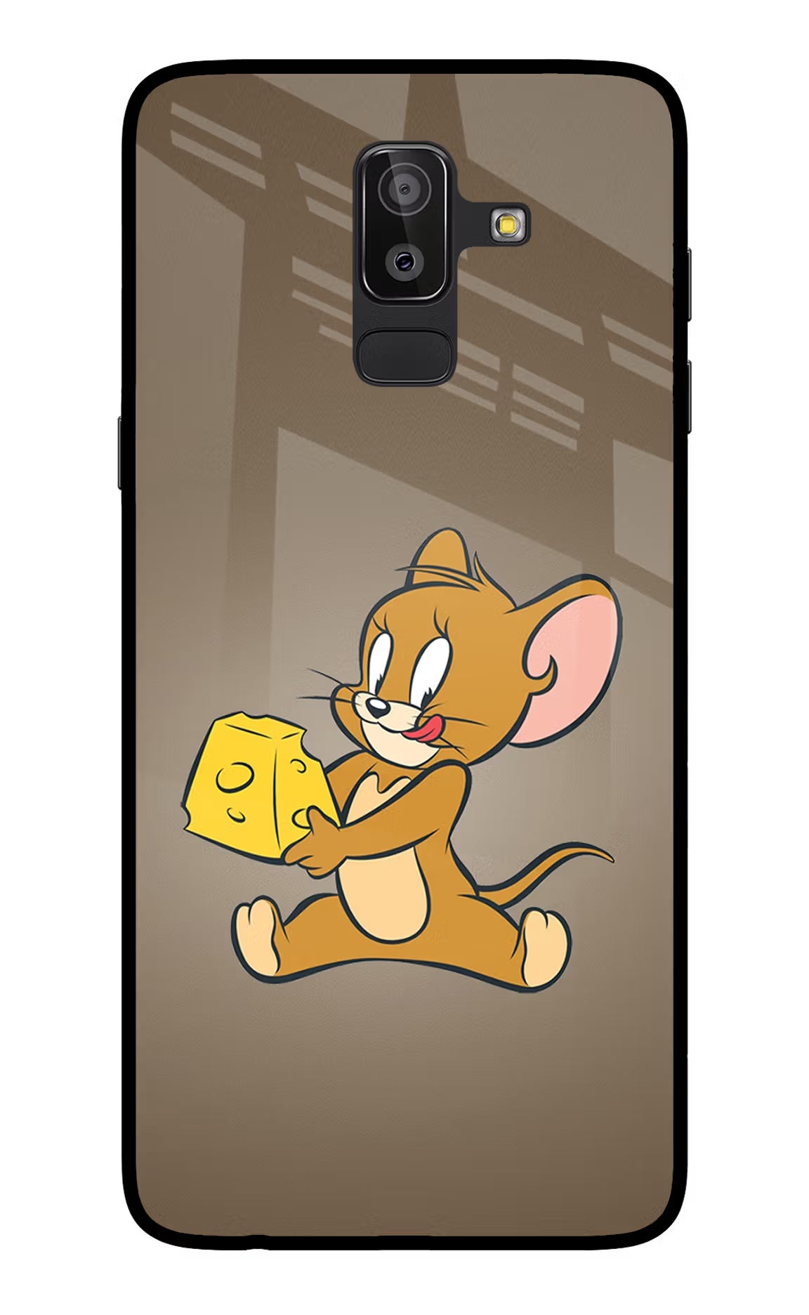 Jerry Samsung On8 2018 Glass Case Back Cover by Casekaro