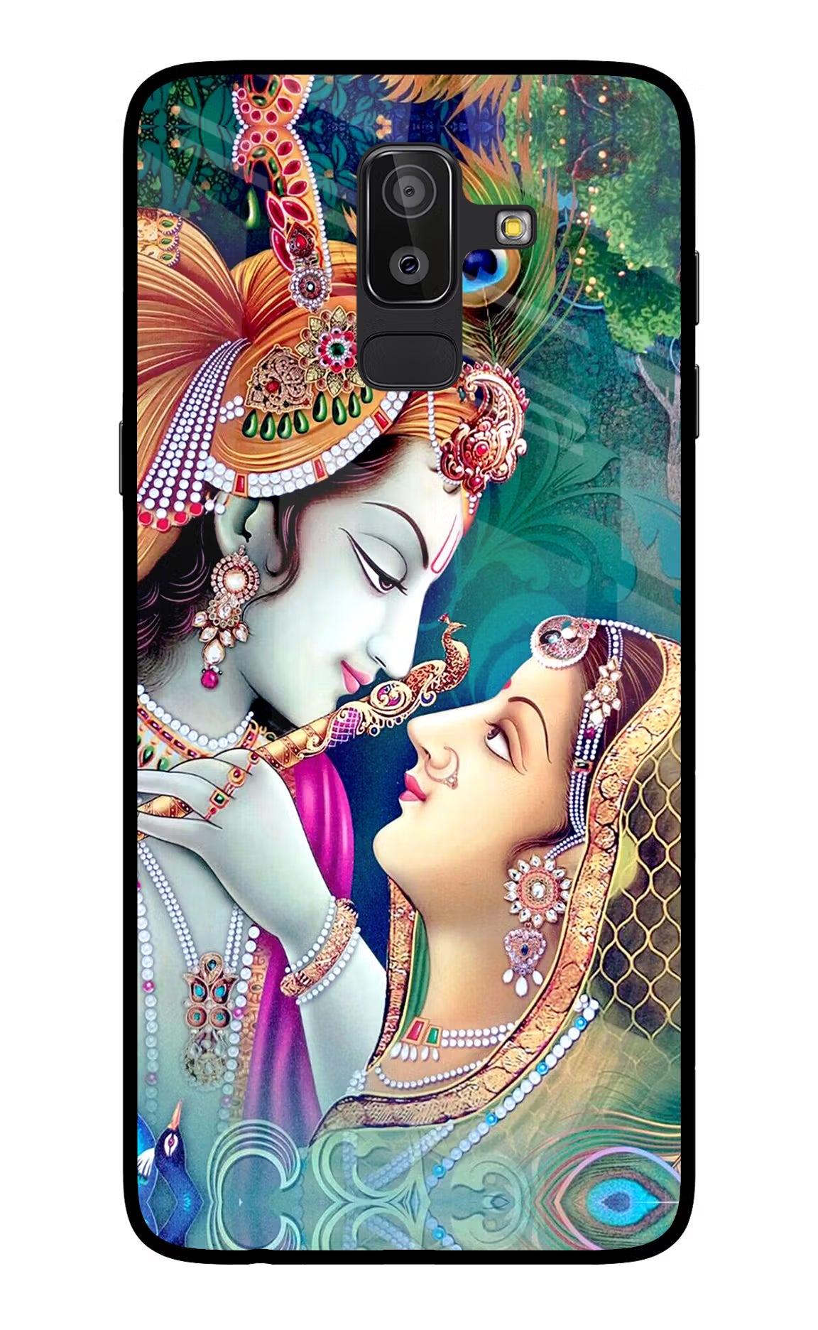 Lord Radha Krishna Samsung On8 2018 Glass Case