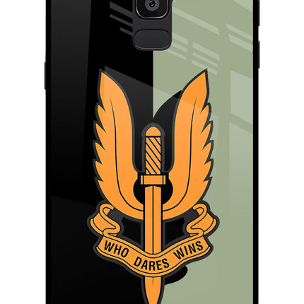 Balidan Logo Samsung On8 2018 Glass Case Back Cover by Casekaro
