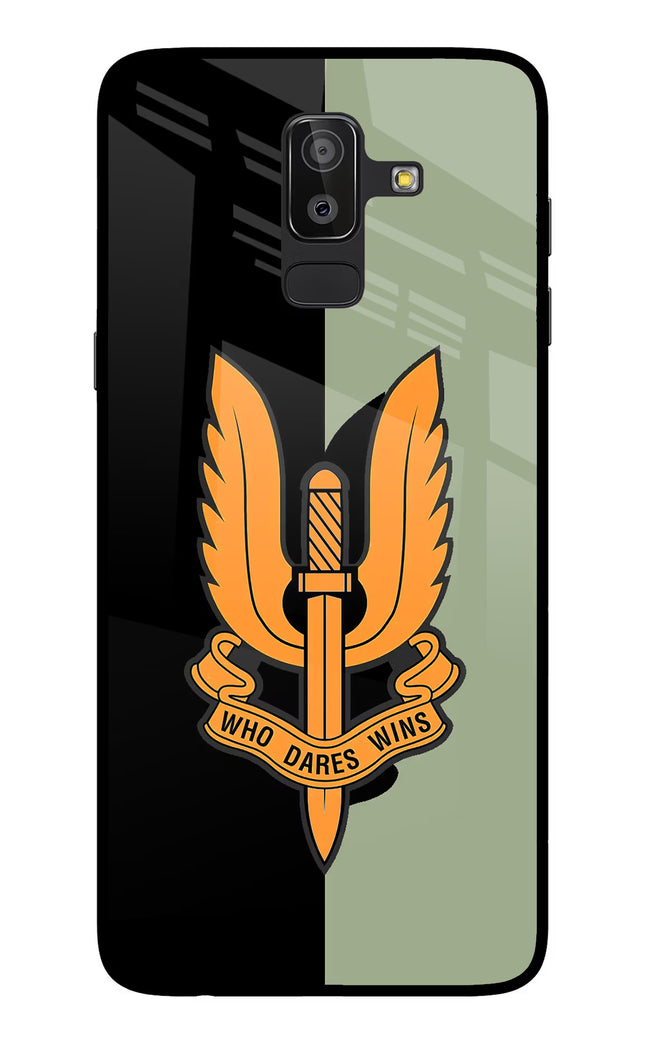 Balidan Logo Samsung On8 2018 Glass Case Back Cover by Casekaro