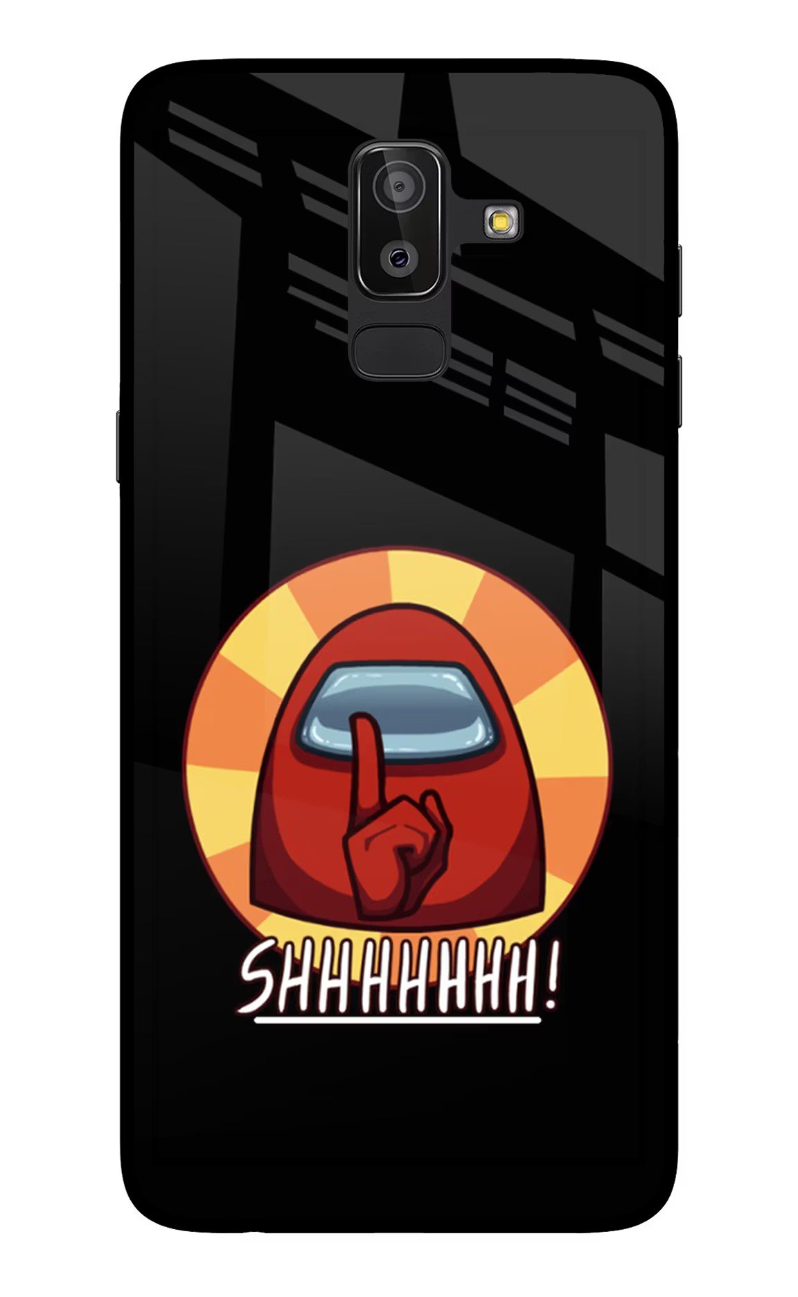 Among Us Shhh! Samsung On8 2018 Glass Case