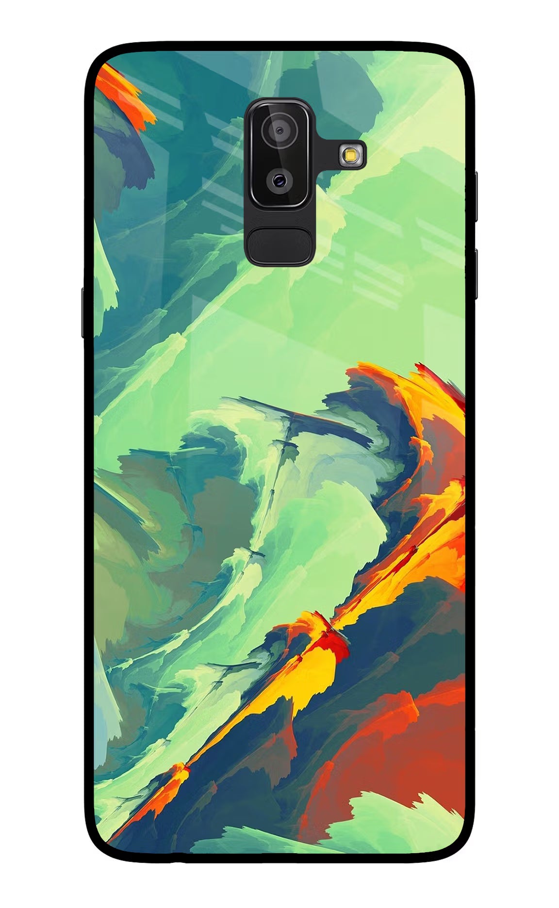 Paint Art Samsung On8 2018 Glass Case