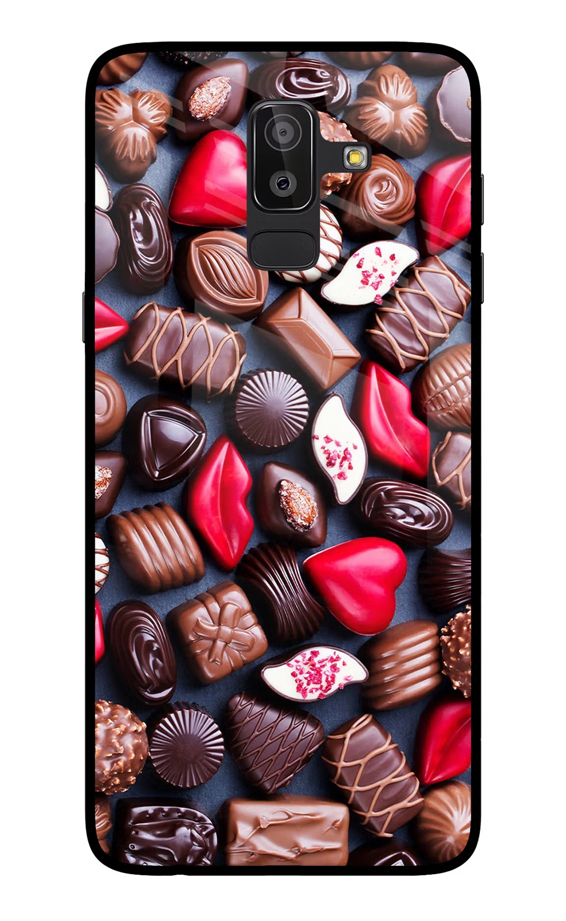 Chocolates Samsung On8 2018 Glass Case