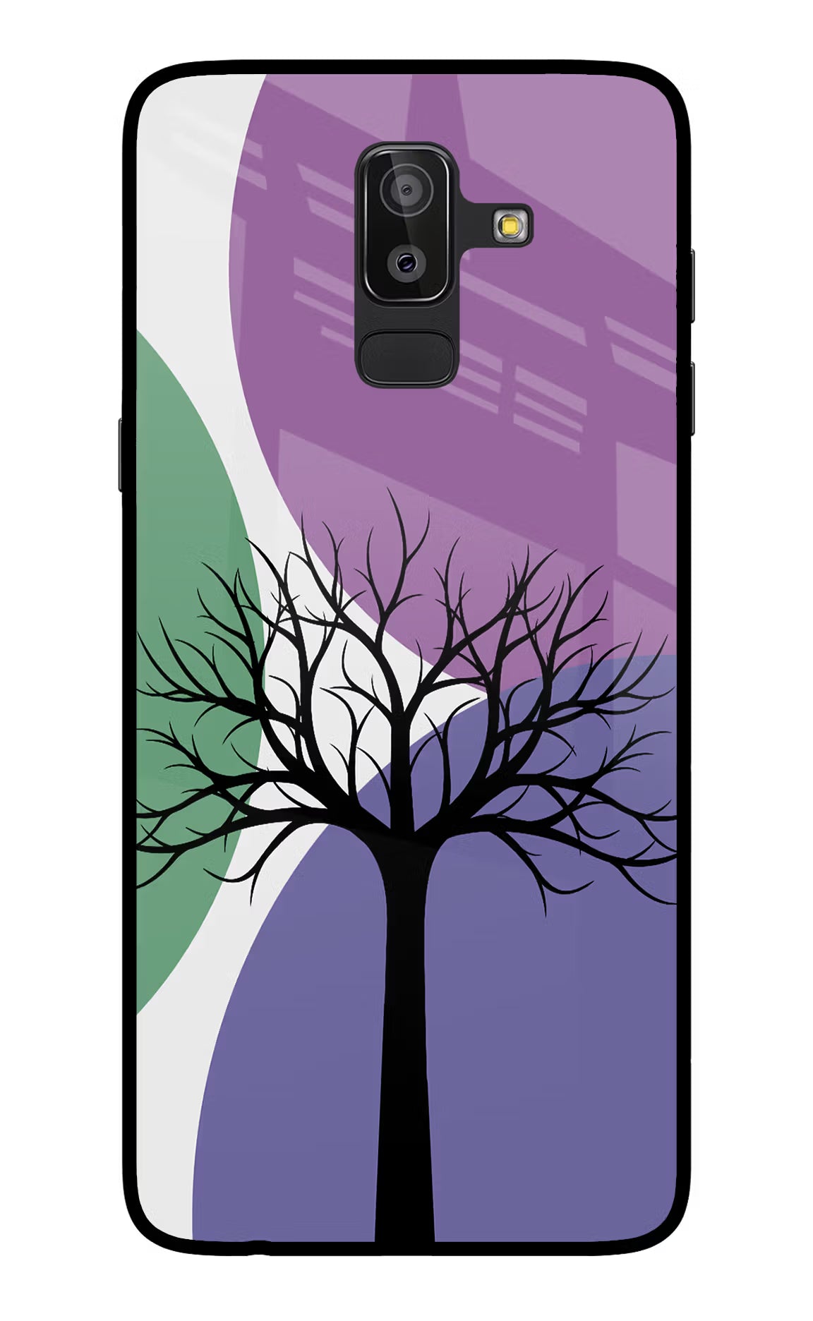 Tree Art Samsung On8 2018 Glass Case Back Cover by Casekaro