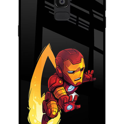 IronMan Samsung On8 2018 Glass Case Back Cover by Casekaro