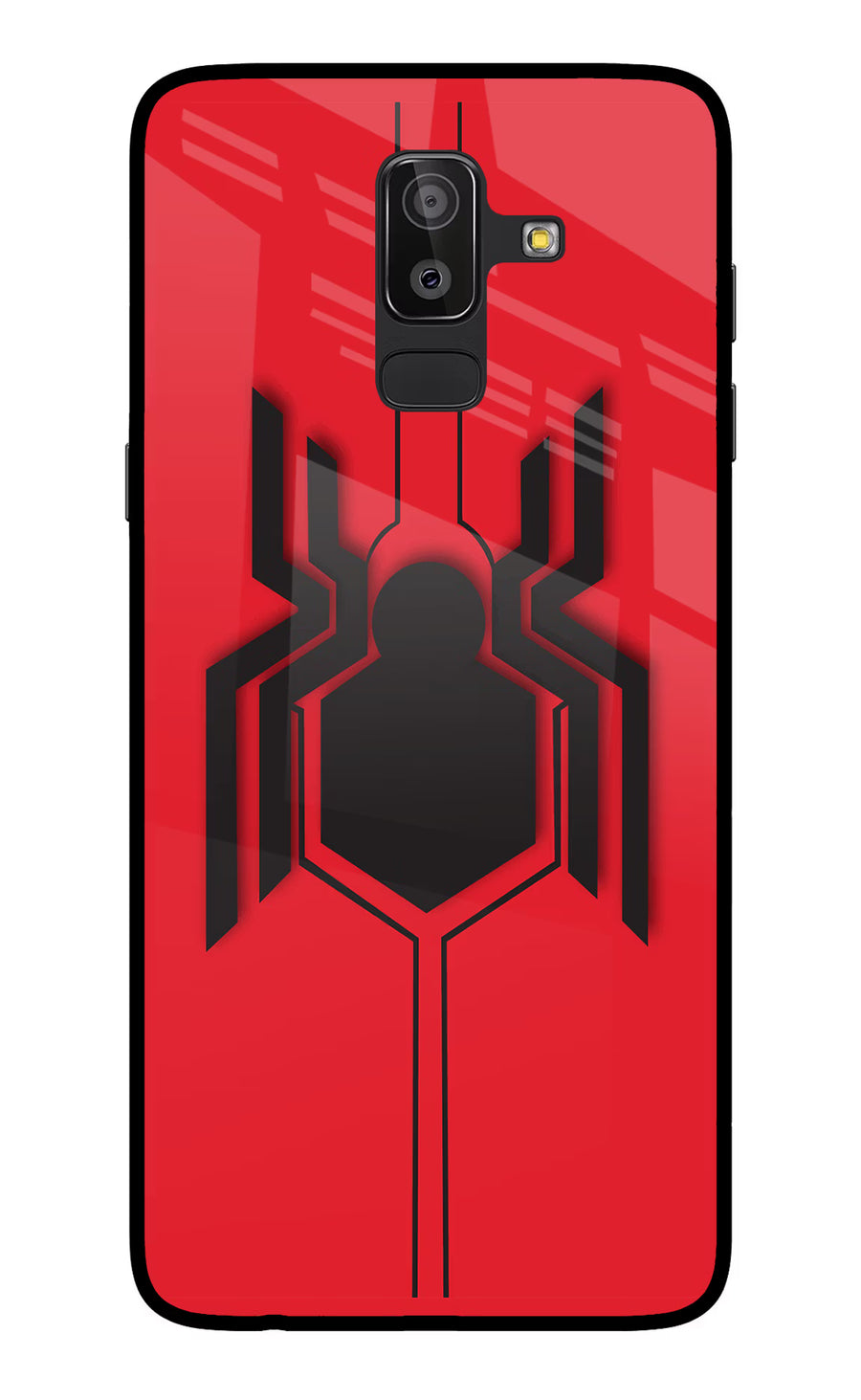 Spider Samsung On8 2018 Back Cover, Glass case