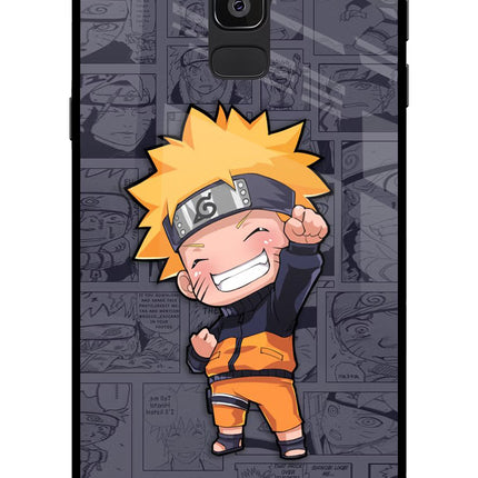 Chota Naruto Samsung On8 2018 Glass Case Back Cover by Casekaro