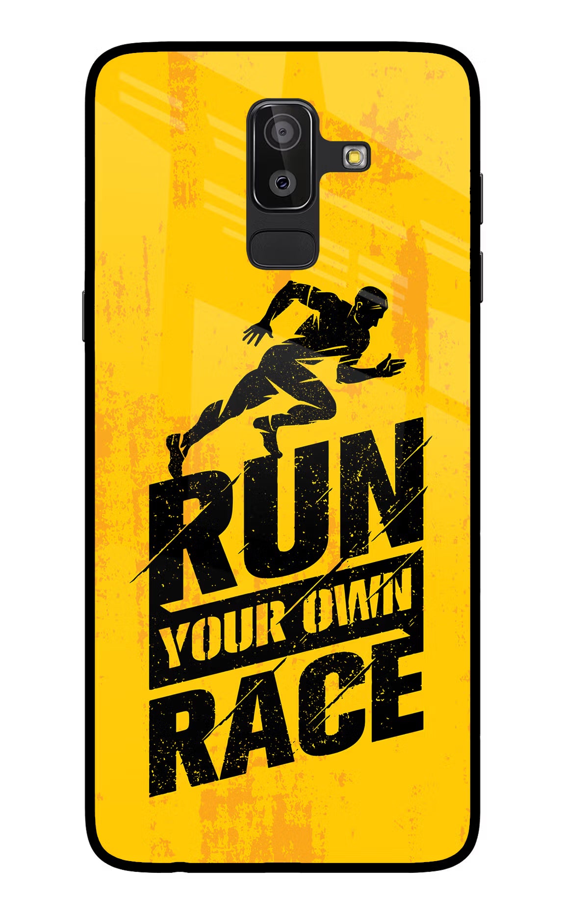 Run Your Own Race Samsung On8 2018 Glass Case