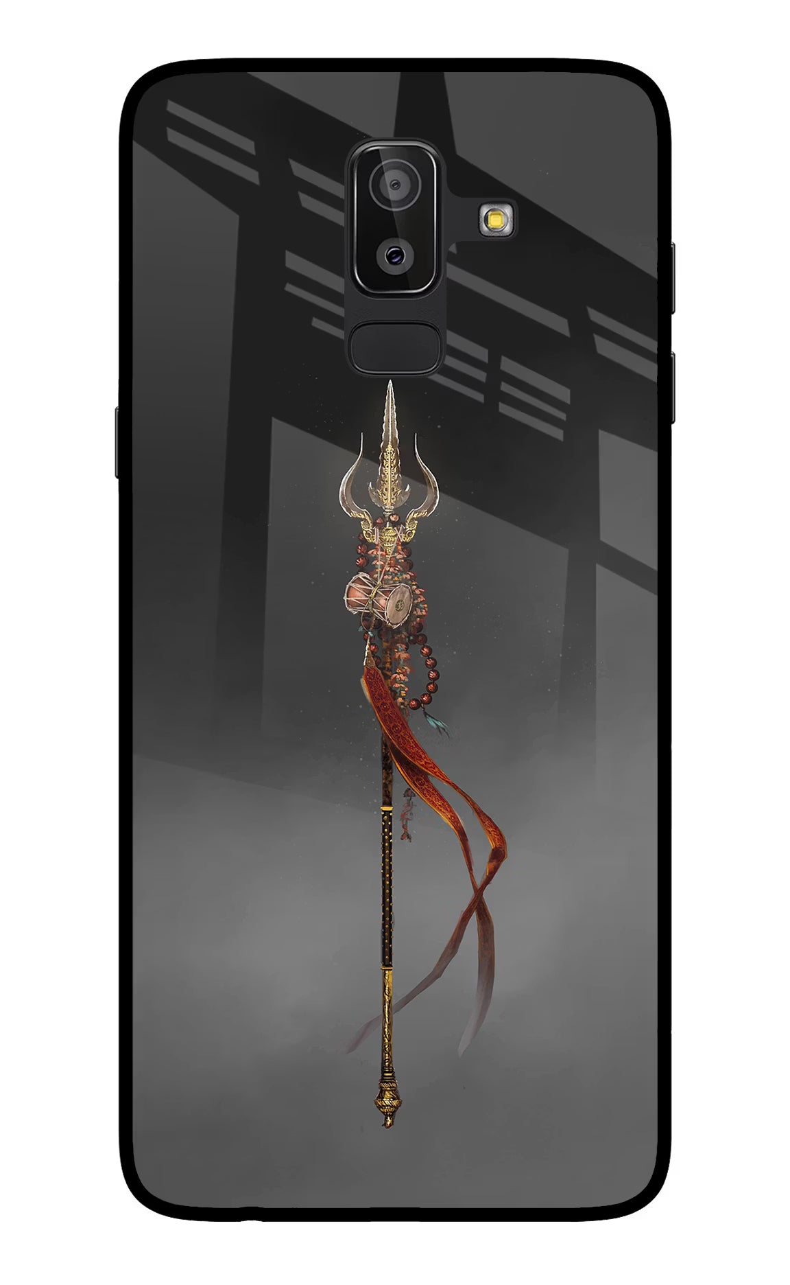 Shiv Trishul Samsung On8 2018 Glass Case