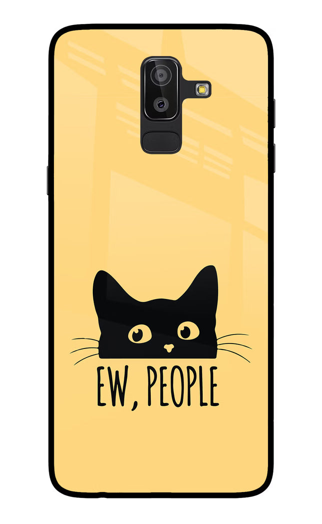 Ew People Catitude Samsung On8 2018 Glass Case