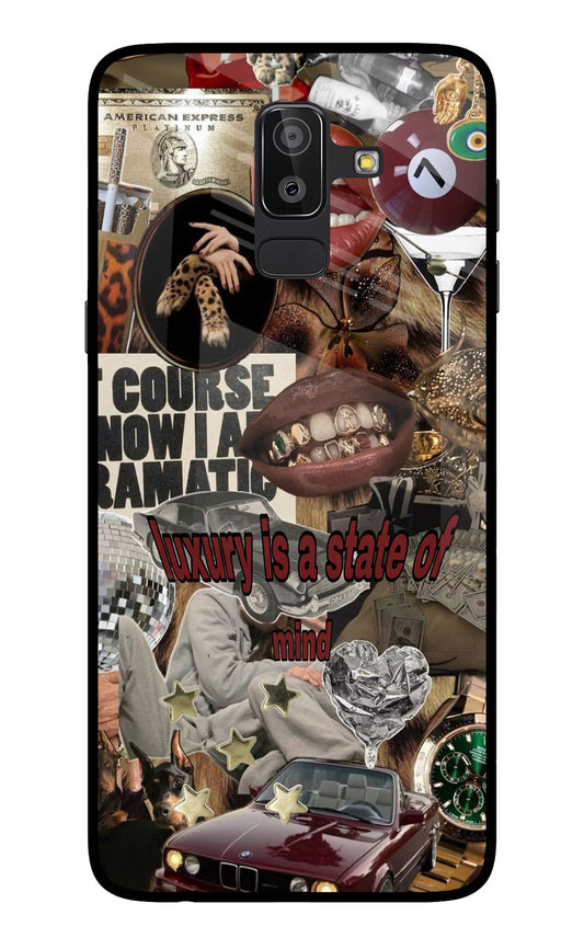 Luxury Samsung On8 2018 Glass Case