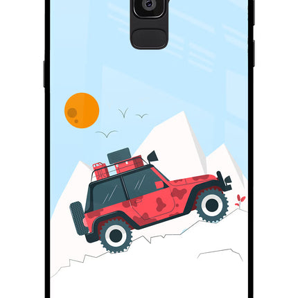 Mountain Trail Beast Samsung On8 2018 Glass Case