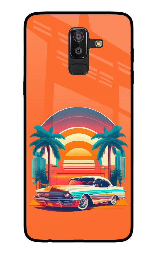Palm Drive 80s Samsung On8 2018 Glass Case