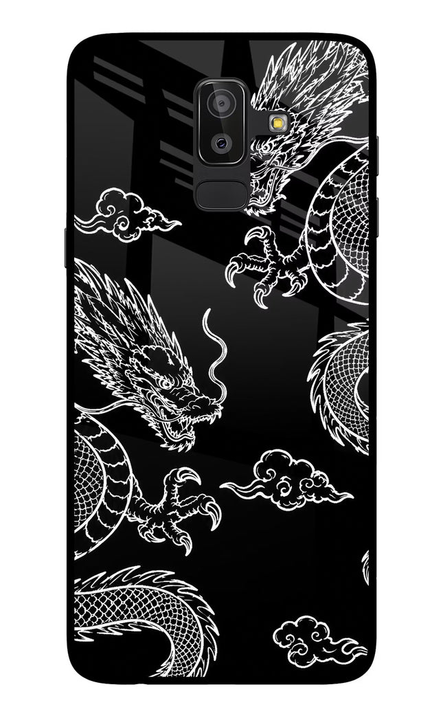 Twin Dragons Samsung On8 2018 Glass Case