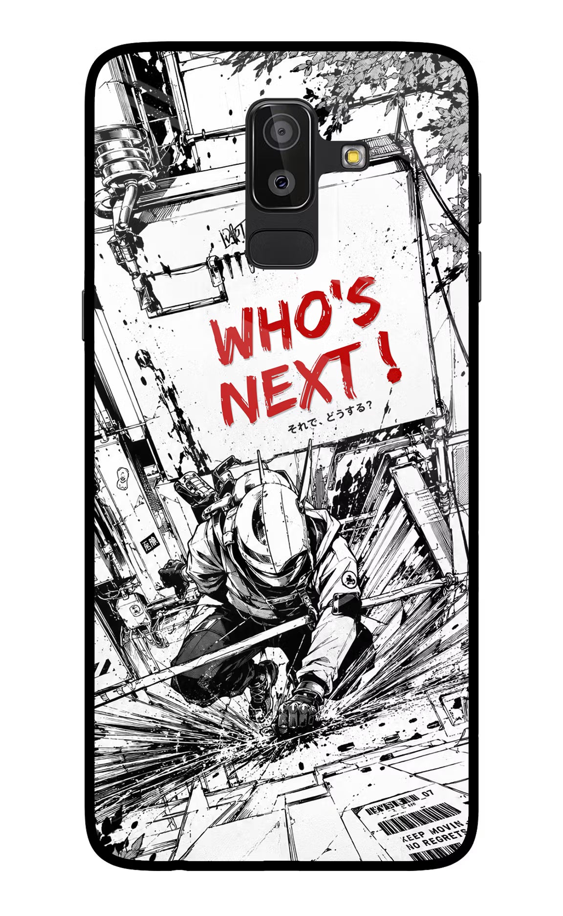 Who's Next Samsung On8 2018 Glass Case Back Cover by Casekaro