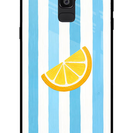 Summer Lemon Samsung On8 2018 Glass Case