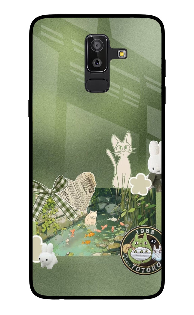 Aesthetic anime Samsung On8 2018 Glass Case