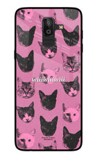 Pink Cats Samsung On8 2018 Glass Case