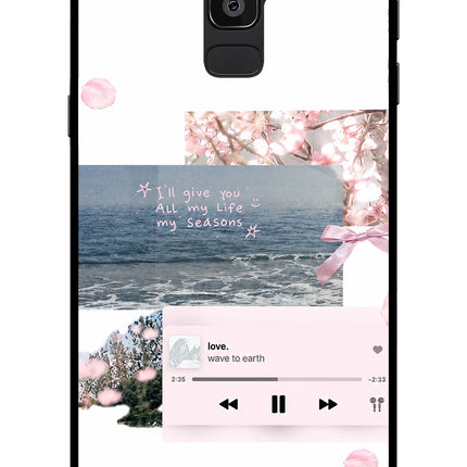 Wave to earth Samsung On8 2018 Glass Case