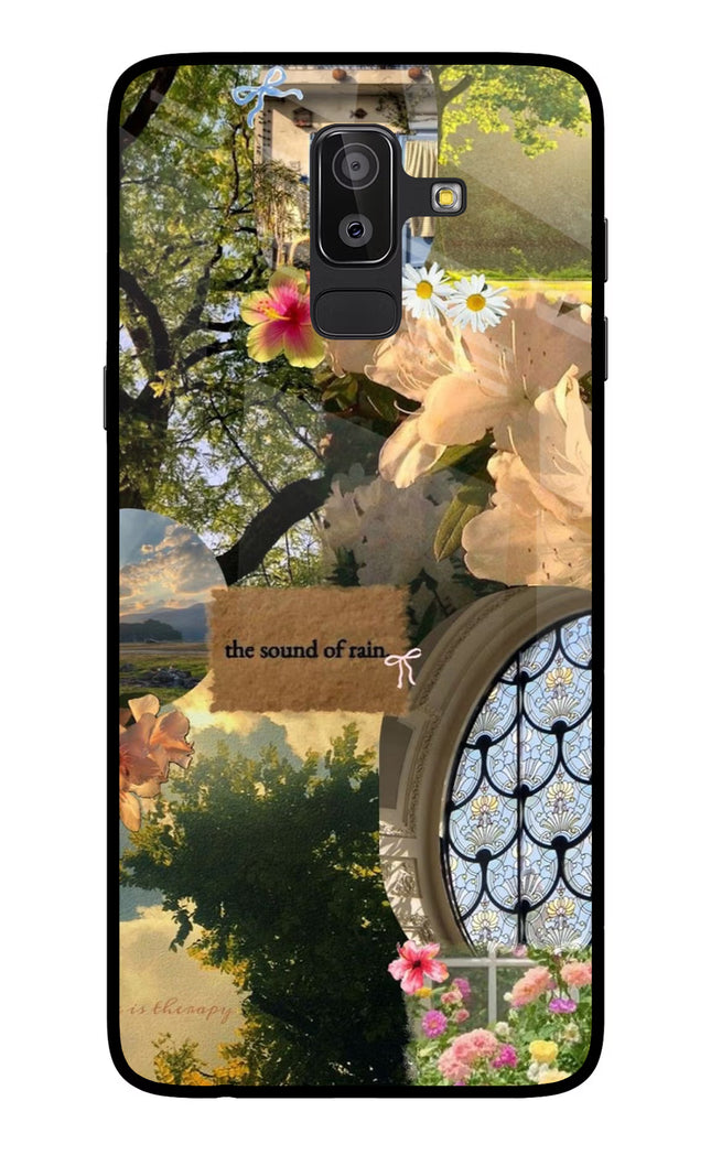 Rain Samsung On8 2018 Glass Case