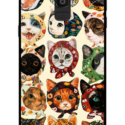 Cool Cat Samsung On8 2018 Glass Case