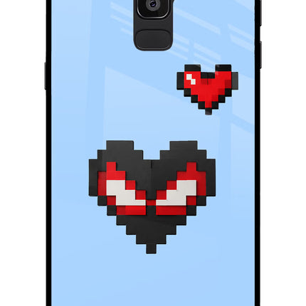 Peter Heart Samsung On8 2018 Glass Case