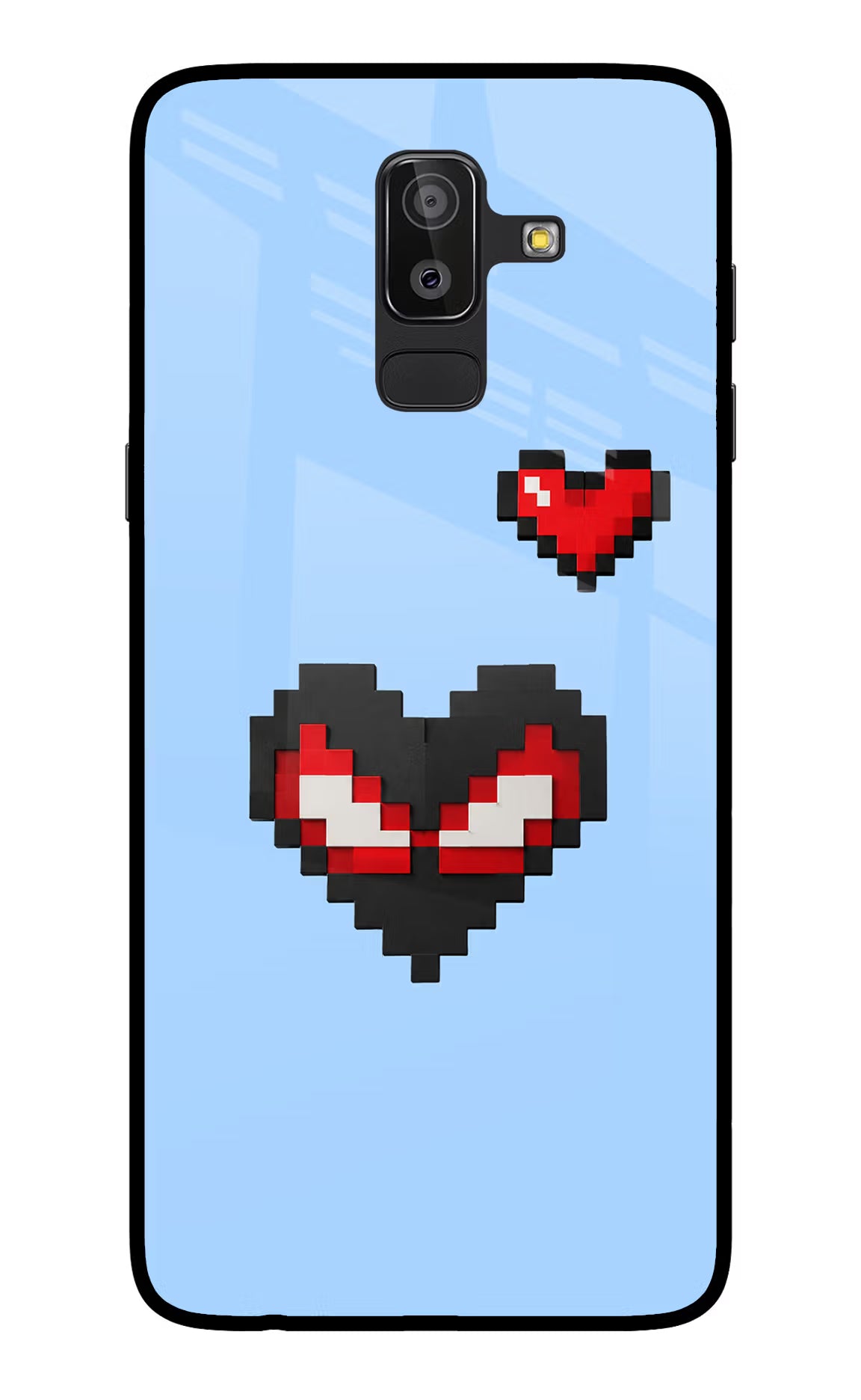 Peter Heart Samsung On8 2018 Glass Case