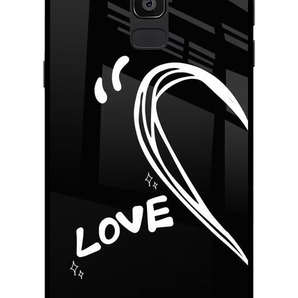 Love Line Samsung On8 2018 Glass Case