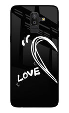 Love Line Samsung On8 2018 Glass Case