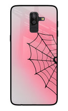 Pink Web Samsung On8 2018 Glass Case
