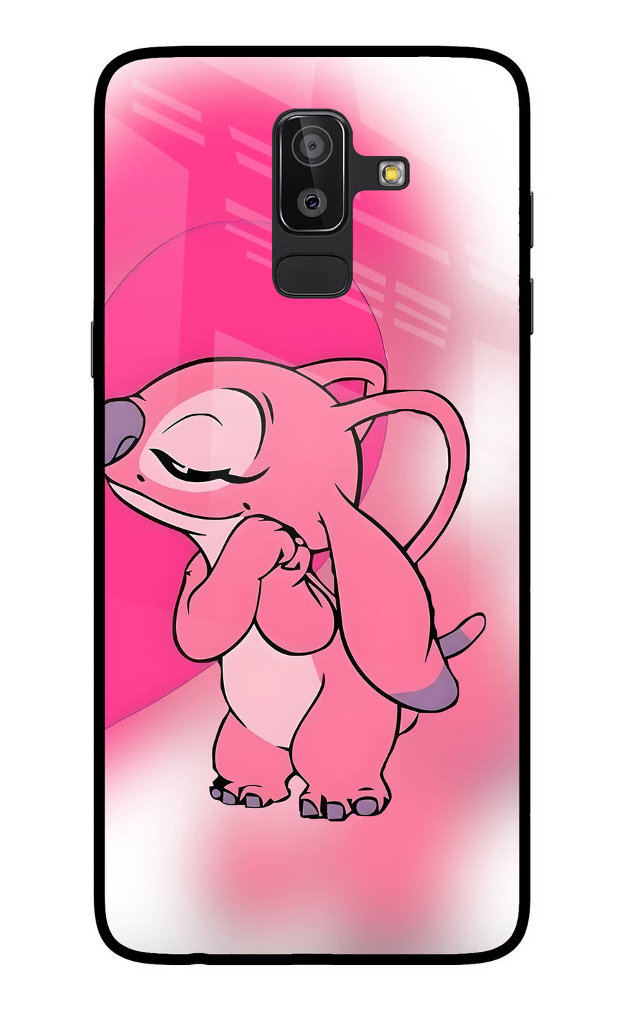 Angel Hug Samsung On8 2018 Back Cover, Glass case