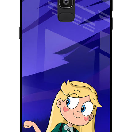 Star Glow Samsung On8 2018 Glass Case